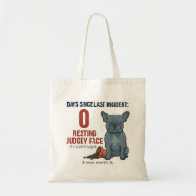 Böser blauer Frenchie ohne Reue Lustige Hundemutte