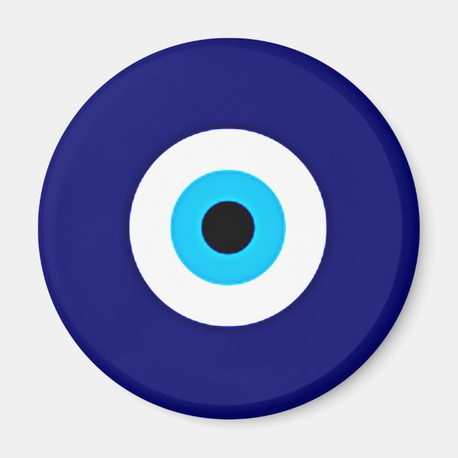 Böser Blick Anhänger Magnet (Vorne)