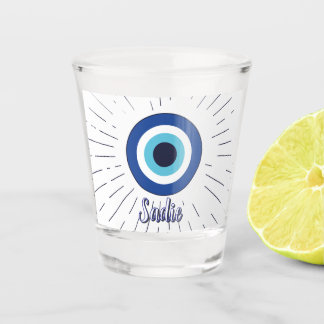 böser Blick anpassbar Schnapsglas