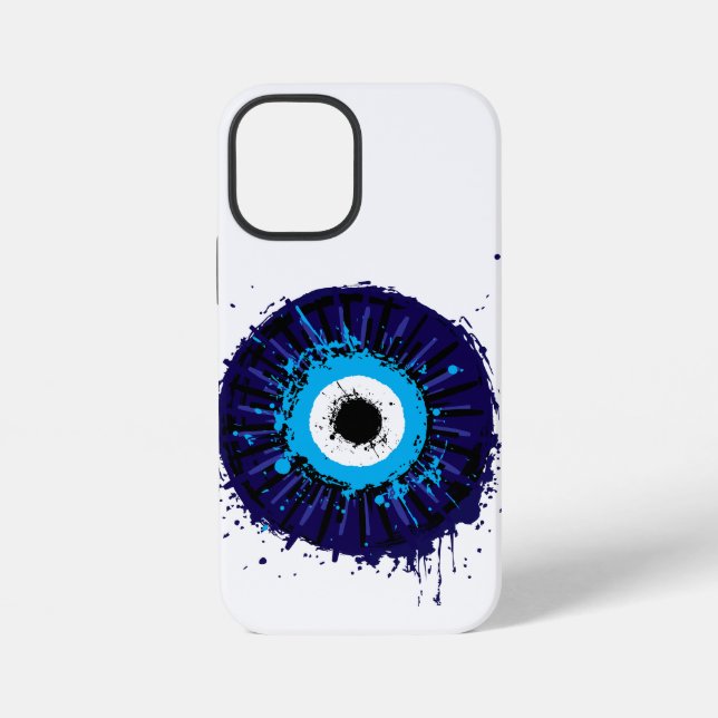 🧿 Böser Blick Beschützer iPhone 12 Mini Hülle (Rückseite)