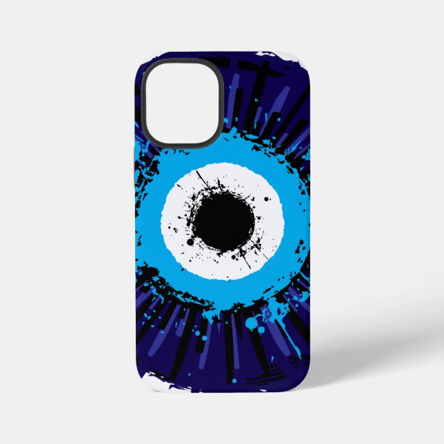 🧿 Böser Blick Beschützer iPhone 12 Mini Hülle (Rückseite)