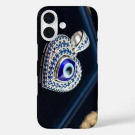 Böser Blick Herz Schmuck Makrofotografie von schüt iPhone 16 Hülle