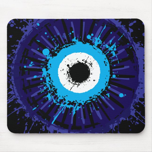🧿 Böser Blick Kraft Mousepad (Vorne)