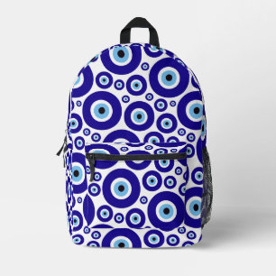 Böser Blick Muster, Griechisches Auge, Türkisches  Bedruckter Rucksack