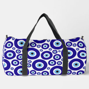 Böser Blick Muster, Griechisches Auge, Türkisches  Duffle Bag