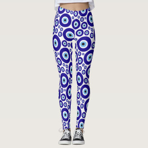 Böser Blick Muster, Griechisches Auge, Türkisches  Leggings