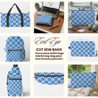 Böser Blick Musterdruck Cut Sew Tasche