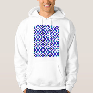 Böser Blick Schutz Wiederholungsmuster Hoodie