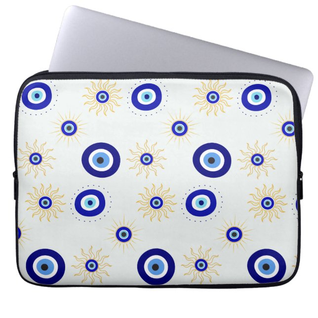 Böser Blick Symbol Laptopschutzhülle (Vorderseite)