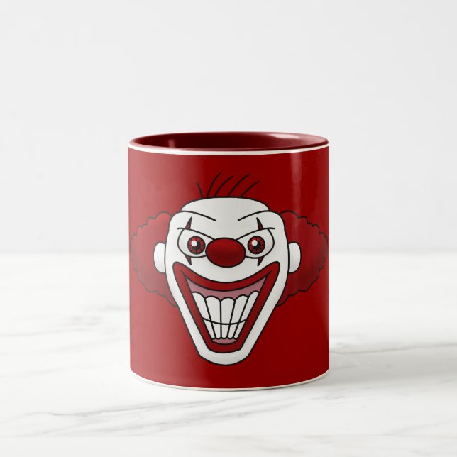 Böser Clown Kaffeetasse (Mittel)