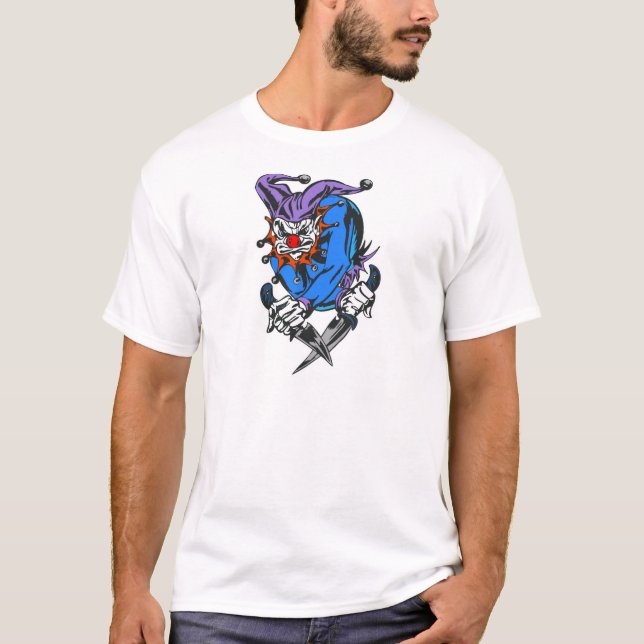böser Clown T-Shirt (Vorderseite)