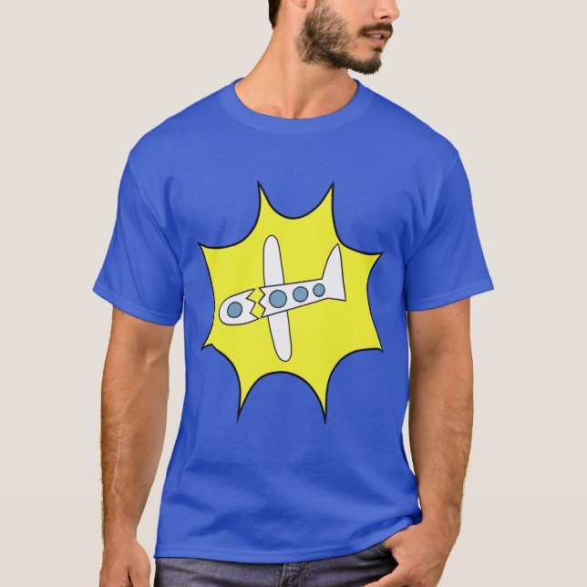 Böser Dr Flug Design Junge T-Shirt (Vorderseite)