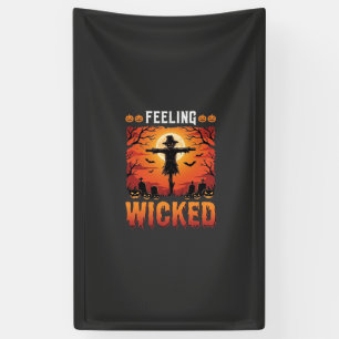 Böser Halloween-Vogelscheuchendesign_1 Banner