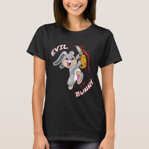 Böser Hasen-Shirt Halloween lustig Böser Kaninchen T-Shirt