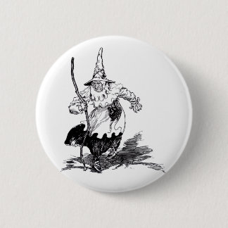 Böser Hexe-Knopf Button