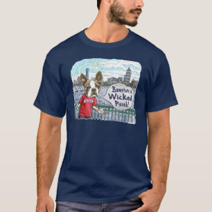 Böser Pissah Gang Bostons Terrier T-Shirt