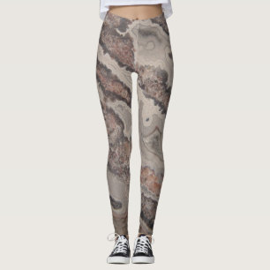 Böser verrückter Spitze-Achat-natürlicher Felse Leggings