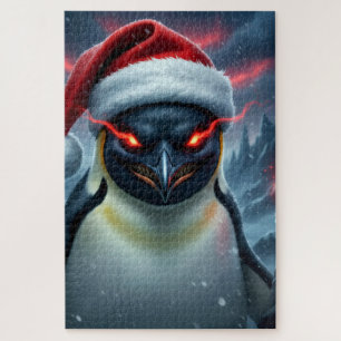 Böser Weihnachts Pinguin