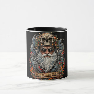 Böser Weihnachtsmann Biker, harter Biker Weihnacht Tasse