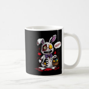 Böser Zombie-Osterhase Ei Korb Horror Gruselig Kaffeetasse