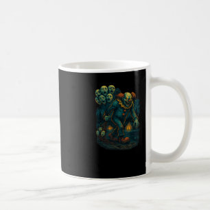 Böses Creepy Clown mit schreienden Spuk Lloons Gr Kaffeetasse