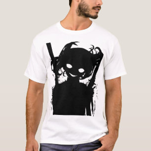 Böses Grinsen: Anime-Kriep mit leuchtenden Augen T-Shirt