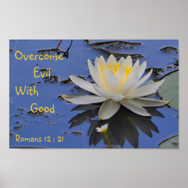 Böses mit guter Lilie überwinden Poster