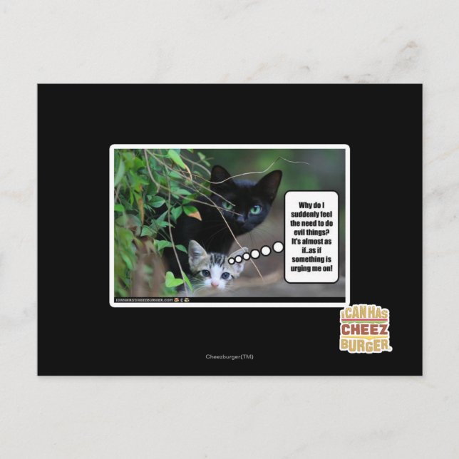 Böses Postkarte (Vorderseite)