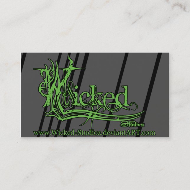 Böses Studioz Visitenkarten Sc Visitenkarte (Vorderseite)