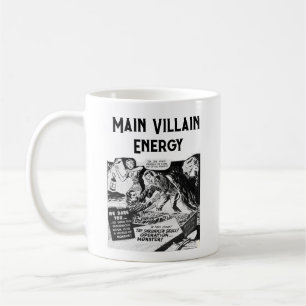 Bösewicht Energie Retro Vampir Comic Kaffeetasse