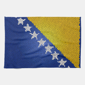 Bosnia and Herzegovina Flag Artistic Kitchen Decor Geschirrtuch