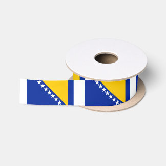 Bosnia and Herzegovina Flag Satinband