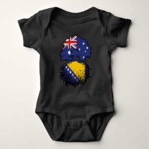 Bosnien-bosnisch-australisch-australische Tree Roo Baby Strampler