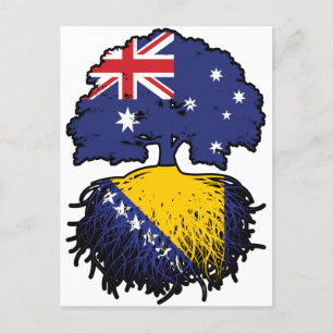 Bosnien-bosnisch-australisch-australische Tree Roo Postkarte