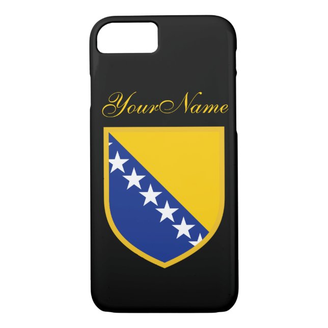 Bosnien-Flagge Case-Mate iPhone Hülle (Rückseite)