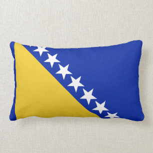 Bosnien-Flagge Lendenkissen