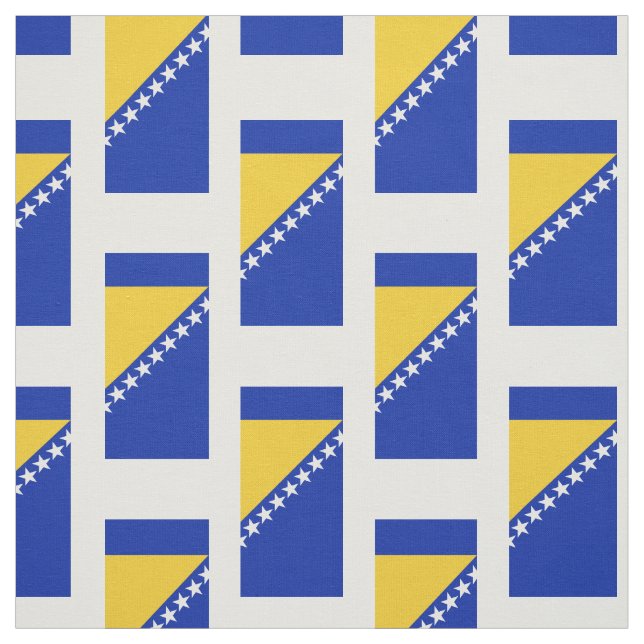 Bosnien-Flagge Stoff (Muster)