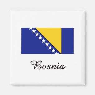 Bosnien-Flaggen-Entwurf Magnet