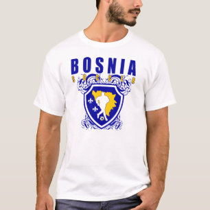 Bosnien-Fußball-Schild T-Shirt