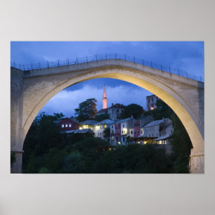 Bosnien-Herzegowina - Mostar. Die alte Brücke 2 Poster