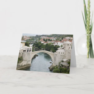 Bosnien-Herzegowina - Mostar. Die alte Brücke Karte