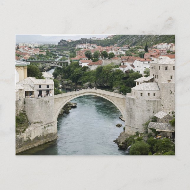 Bosnien-Herzegowina - Mostar. Die alte Brücke Postkarte (Vorderseite)