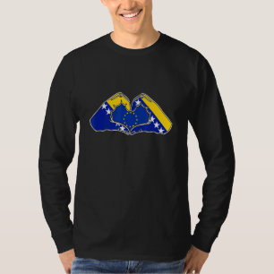 Bosnien Lieben Europa und die Bosnier Liebe des Eu T-Shirt
