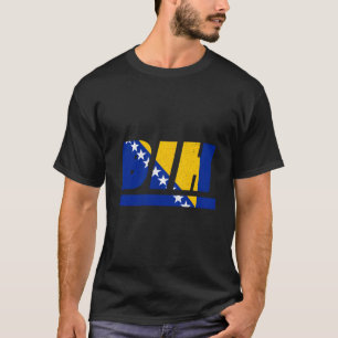 Bosnien und Herzegowina Bih Bosnien mit Flagge T-Shirt