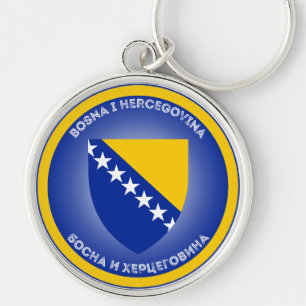 Bosnien und Herzegowina-Erbe-Emblem Schlüsselanhänger
