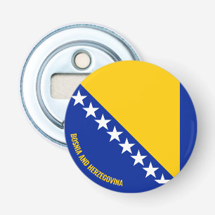 Bosnien und Herzegowina Flag Wunderbar Patriotisch Flaschenöffner