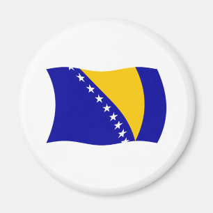 Bosnien und Herzegowina Flagge Magnet