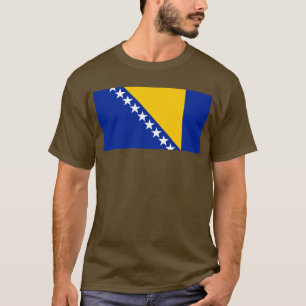 Bosnien und Herzegowina Flaggen T-Shirt Bosnisch