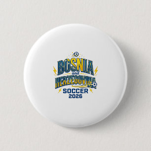 Bosnien und Herzegowina Fußball 2026 Fußball Fett Button
