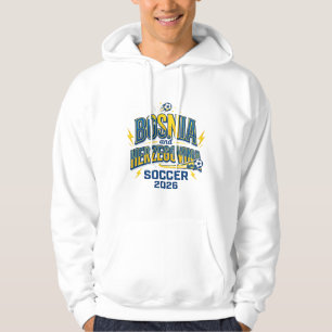 Bosnien und Herzegowina Fußball 2026 Fußball Fett Hoodie